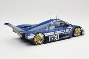Sauber Mercedes C9 Kouros Racing #61 M. Thackwell / H. Pescarolo 24 Hours of Le Mans 1987 Minichamps 1:18 155873561 Metalli — kuva 2 / 6
