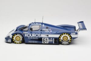 Sauber Mercedes C9 Kouros Racing #61 M. Thackwell / H. Pescarolo 24 Hours of Le Mans 1987 Minichamps 1:18 155873561 Metalli — kuva 3 / 6