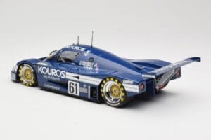 Sauber Mercedes C9 Kouros Racing #61 M. Thackwell / H. Pescarolo 24 Hours of Le Mans 1987 Minichamps 1:18 155873561 Metalli — kuva 5 / 6