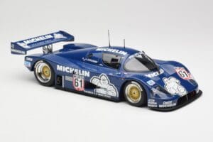 Sauber Mercedes C9 Michelin #61 J-L. Schlesser Winner ADAC Supersprint 1987 Minichamps 1:18 155873581 Metalli — kuva 4 / 6