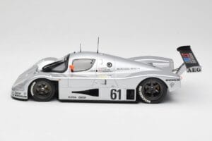 Sauber Mercedes C9 #61 M. Baldi / K. Acheson / G. Brancatelli 2nd Place 24 Hours of Le Mans 1989 Minichamps 1:18 155893561 Me — kuva 3 / 6