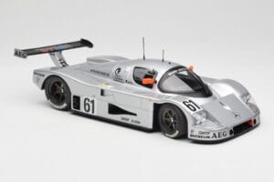 Sauber Mercedes C9 #61 M. Baldi / K. Acheson / G. Brancatelli 2nd Place 24 Hours of Le Mans 1989 Minichamps 1:18 155893561 Me — kuva 4 / 6