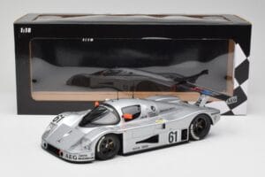 Sauber Mercedes C9 #61 M. Baldi / K. Acheson / G. Brancatelli 2nd Place 24 Hours of Le Mans 1989 Minichamps 1:18 155893561 Me — kuva 6 / 6