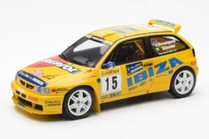 SEAT Ibiza Kit Car Evo 2 #15 H. Rovanpera / R. Pietilanen Rally Monte Carlo 1998 Otto 1:18 OT445 Hartsi