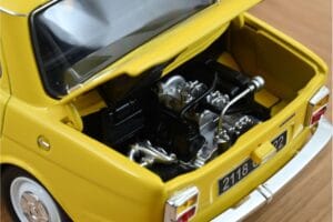 Simca 1000 LS Maya Keltainen Norev 1:18 185714 Metalli — kuva 3 / 4