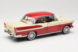 Simca Chambord Punainen & Norsunluu Norev 1:18 185721 Metalli — kuva 3 / 8