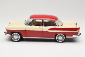 Simca Chambord Punainen & Norsunluu Norev 1:18 185721 Metalli — kuva 4 / 8