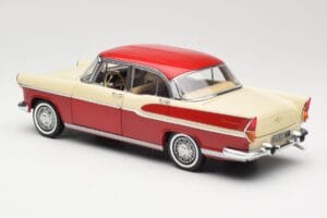 Simca Chambord Punainen & Norsunluu Norev 1:18 185721 Metalli — kuva 7 / 8