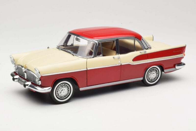 Simca Chambord Punainen & Norsunluu Norev 1:18 185721 Metalli