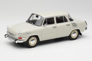 Skoda 1000 MB Harmaa & Valkoinen MCG 1:18 MCG18275 Metalli