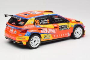 Skoda Fabia Rally2 #25 P. Lopez Rally Monte Carlo 2024 IXO 1:18 18RMC199 Metalli — kuva 2 / 6