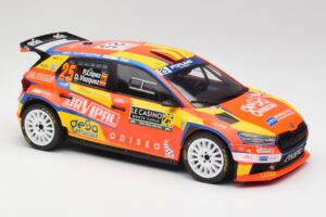 Skoda Fabia Rally2 #25 P. Lopez Rally Monte Carlo 2024 IXO 1:18 18RMC199 Metalli — kuva 4 / 6