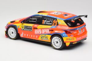 Skoda Fabia Rally2 #25 P. Lopez Rally Monte Carlo 2024 IXO 1:18 18RMC199 Metalli — kuva 5 / 6