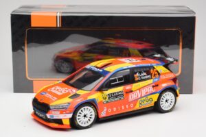 Skoda Fabia Rally2 #25 P. Lopez Rally Monte Carlo 2024 IXO 1:18 18RMC199 Metalli — kuva 6 / 6