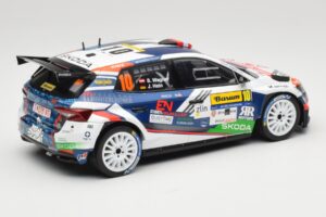 Skoda Fabia Rally2 #10 S. Wagner / G. Winter Barum Czech Rally Zlín 2024 IXO 1:18 18RMC221 Metalli — kuva 2 / 6