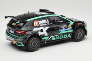 Skoda Fabia Rally2 #22 Toksport G. Greensmith / J. Andersson Safari Rally Kenya 2024 IXO 1:18 18RMC209 Metalli — kuva 2 / 6