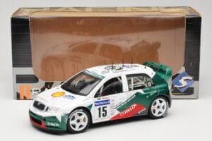 Skoda Fabia WRC #15 T. Gardemeister / P. Lukander WRC 1999 Solido 1:18 90457 Metalli — kuva 8 / 8