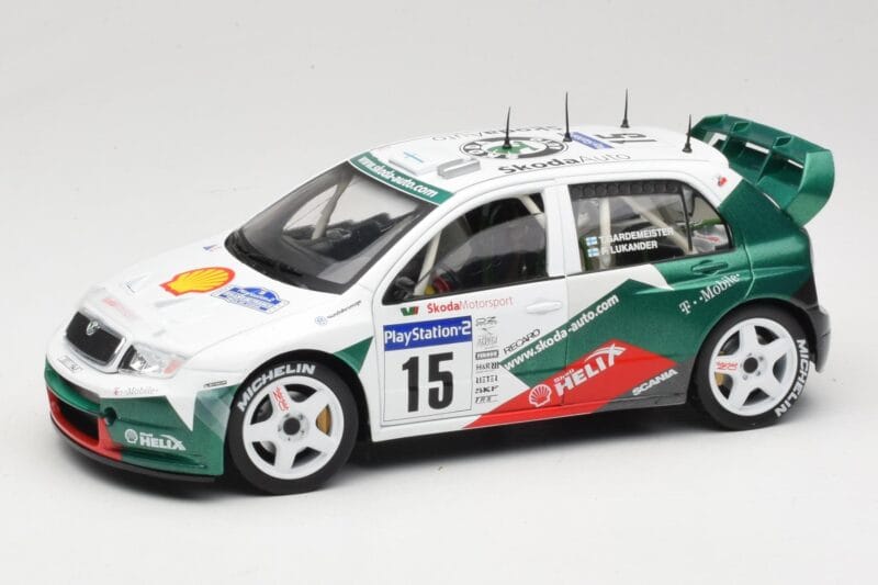 Skoda Fabia WRC #15 T. Gardemeister / P. Lukander WRC 1999 Solido 1:18 90457 Metalli