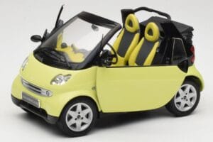 Smart Fortwo 450 Cabrio Keltainen Minichamps 1:18 0012889V001C49Q00 Metalli — kuva 2 / 8