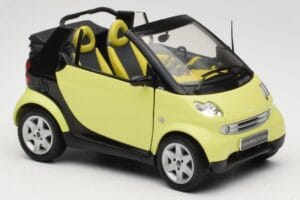 Smart Fortwo 450 Cabrio Keltainen Minichamps 1:18 0012889V001C49Q00 Metalli — kuva 6 / 8