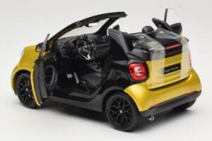 Smart Fortwo 453 Avoauto Musta Ja Keltainen Norev 1:18 B66960289 Metalli — kuva 5 / 8
