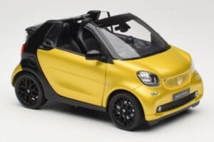 Smart Fortwo 453 Avoauto Musta Ja Keltainen Norev 1:18 B66960289 Metalli — kuva 6 / 8