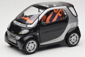 Smart Fortwo Musta Kyosho 1:18 0004830V000C08Q00 Metalli