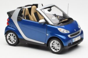 Smart Fortwo W451 Avoauto Sininen Hopea Minichamps 1:18 Q0022565V001C80Q00 Metalli — kuva 6 / 8