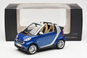 Smart Fortwo W451 Avoauto Sininen Hopea Minichamps 1:18 Q0022565V001C80Q00 Metalli — kuva 8 / 8