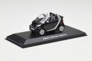 Smart Fortwo Cabrio Syvä Musta Minichamps 1:43 Q0022561V001C18Q00 Metalli — kuva 2 / 4