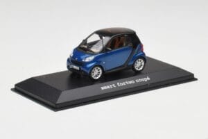 Smart Fortwo Coupe Aqua Sininen Metallic & Musta Minichamps 1:43 Q0022558V001C77Q00 Metalli — kuva 2 / 4