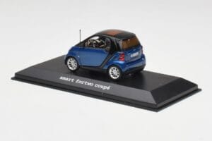 Smart Fortwo Coupe Aqua Sininen Metallic & Musta Minichamps 1:43 Q0022558V001C77Q00 Metalli — kuva 3 / 4