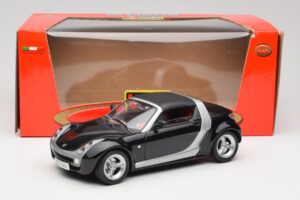 Smart Roadster Musta Bburago 1:18 34099-M1 Metalli — kuva 8 / 8