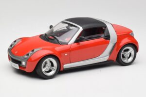 Smart Roadster Punainen Bburago 1:18 34099 Metalli