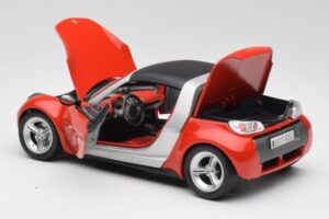 Smart Roadster Punainen Bburago 1:18 34099 Metalli — kuva 5 / 8