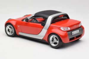 Smart Roadster Punainen Bburago 1:18 34099 Metalli — kuva 7 / 8