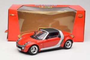 Smart Roadster Punainen Bburago 1:18 34099 Metalli — kuva 8 / 8
