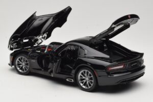 SRT Viper GTS Musta Maisto 1:18 31128 Metalli — kuva 5 / 8
