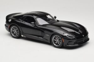 SRT Viper GTS Musta Maisto 1:18 31128 Metalli — kuva 6 / 8