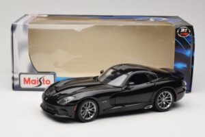 SRT Viper GTS Musta Maisto 1:18 31128 Metalli — kuva 8 / 8