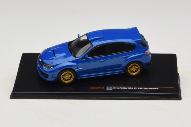 Subaru Impreza WRX STI GR Custom Version Sininen IXO 1:43 CLC553N Metalli