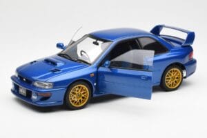 Subaru Impreza 22B Upgraded Version Sininen Kultaisilla Vanteilla AUTOart 1:18 78602 Metalli — kuva 2 / 8