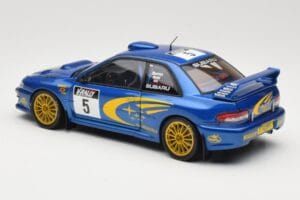 Subaru Impreza WRC #5 R. Burns / R. Reid Rally de France 1999 AUTOart 1:18 89993 Metalli — kuva 7 / 8