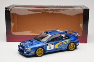 Subaru Impreza WRC #5 R. Burns / R. Reid Rally de France 1999 AUTOart 1:18 89993 Metalli — kuva 8 / 8