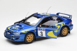 Subaru Impreza WRC #3 C. McRae / N. Grist Safari Rally Winner 1997 AUTOart 1:18 89792 Metalli — kuva 2 / 8