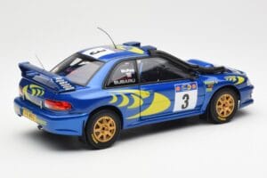Subaru Impreza WRC #3 C. McRae / N. Grist Safari Rally Winner 1997 AUTOart 1:18 89792 Metalli — kuva 3 / 8