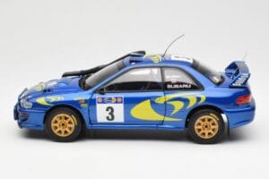 Subaru Impreza WRC #3 C. McRae / N. Grist Safari Rally Winner 1997 AUTOart 1:18 89792 Metalli — kuva 4 / 8