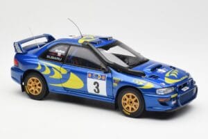 Subaru Impreza WRC #3 C. McRae / N. Grist Safari Rally Winner 1997 AUTOart 1:18 89792 Metalli — kuva 6 / 8