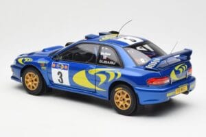 Subaru Impreza WRC #3 C. McRae / N. Grist Safari Rally Winner 1997 AUTOart 1:18 89792 Metalli — kuva 7 / 8