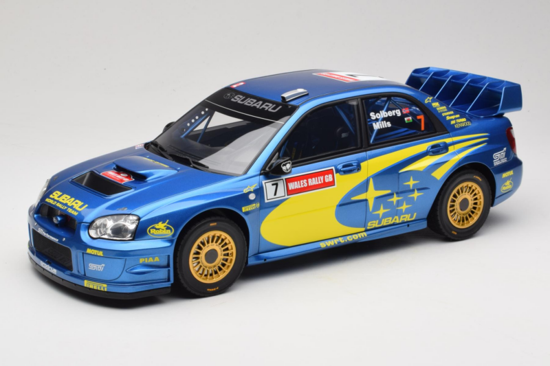 Subaru Impreza WRC S9 #7 P. Solberg / P. Mills Rally Great Britain 2003 Otto 1:12 G092 Hartsi